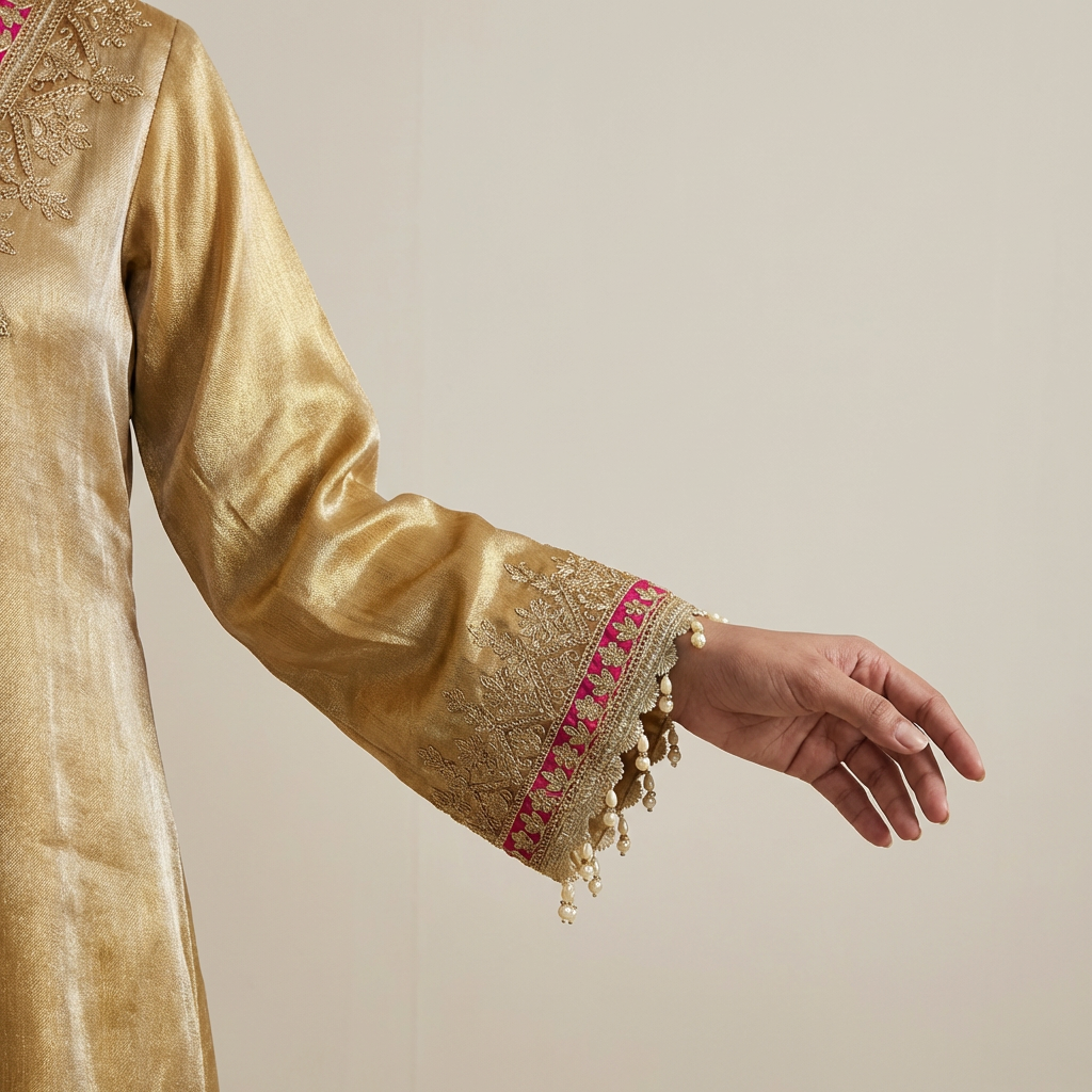 Swarn Giraffe Silk Ethnic Co-Ord Set