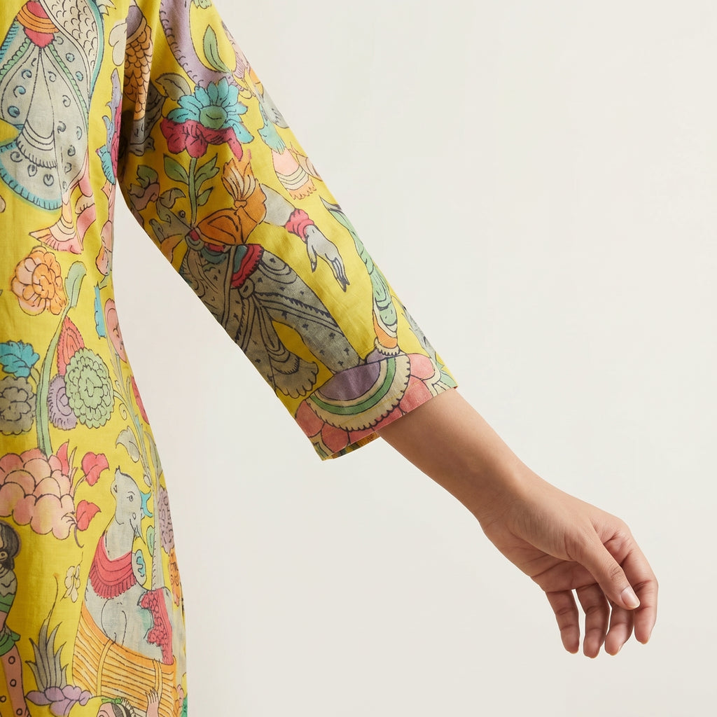 Golden Heritage Story Kurta Set