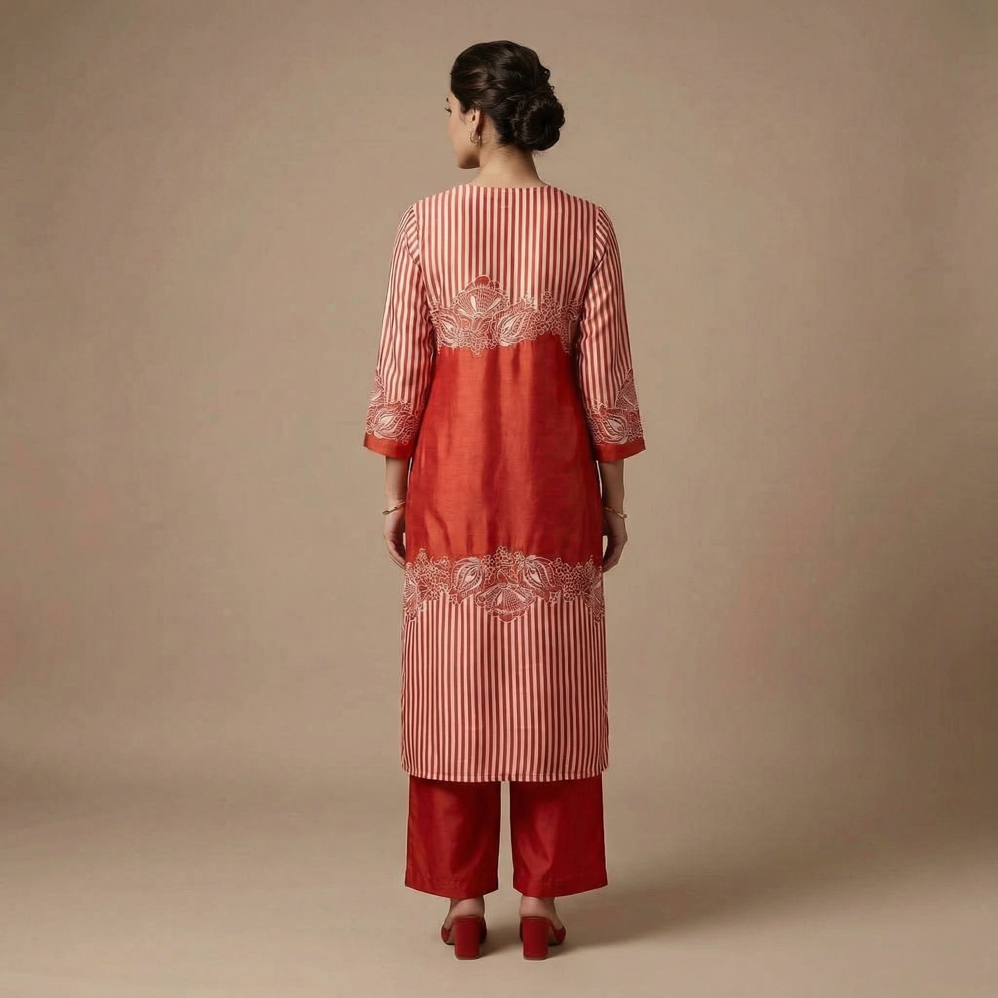 Scarlet Charm Printed Kurta Set