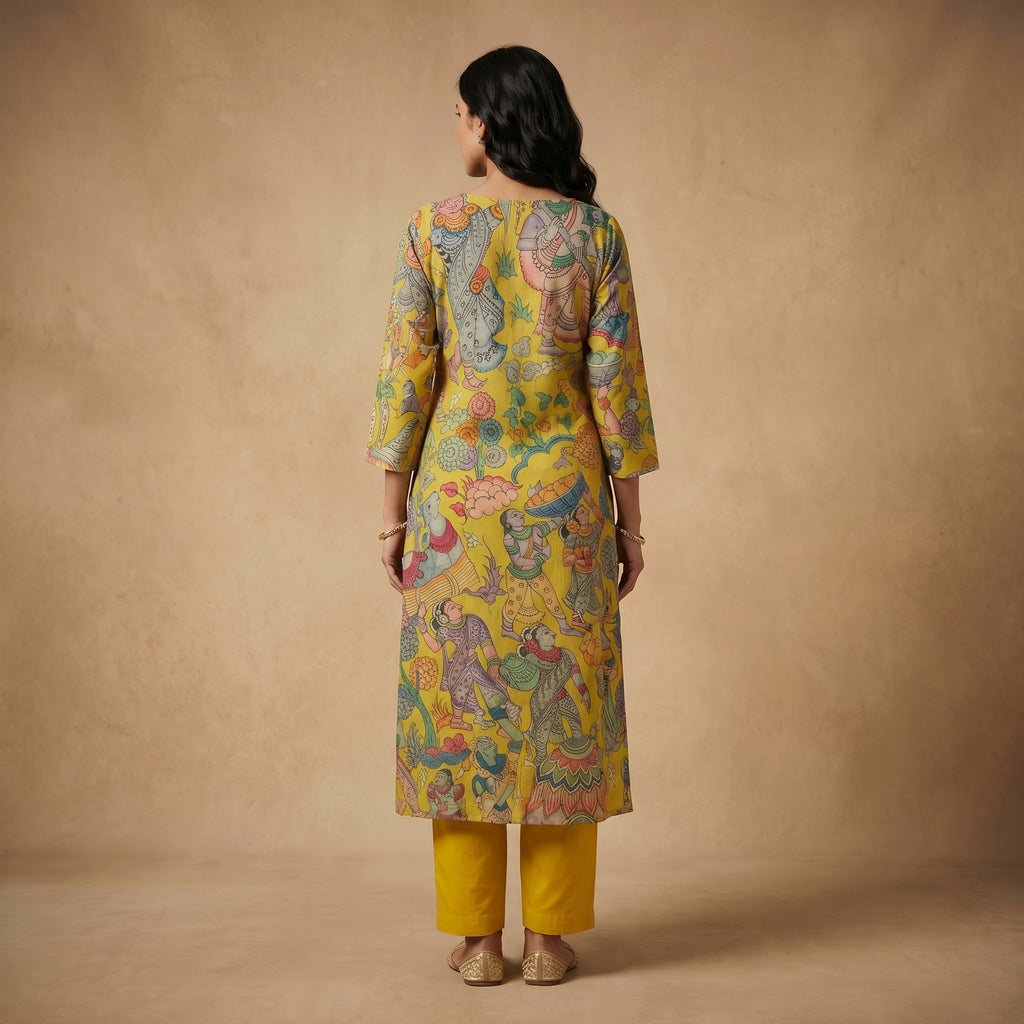 Golden Heritage Story Kurta Set
