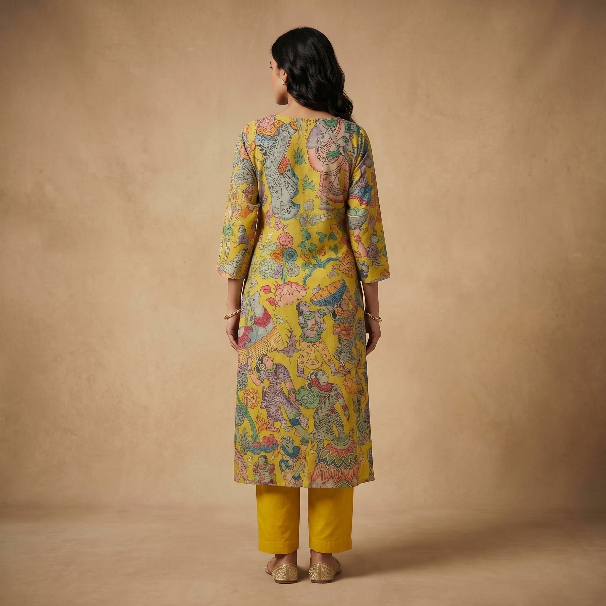 Golden Heritage Story Kurta Set